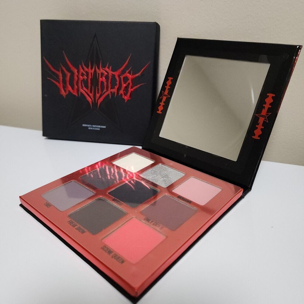 Jeffree Star Weirdo Eyeshadow Palette with Mirrored Case NEW in Box